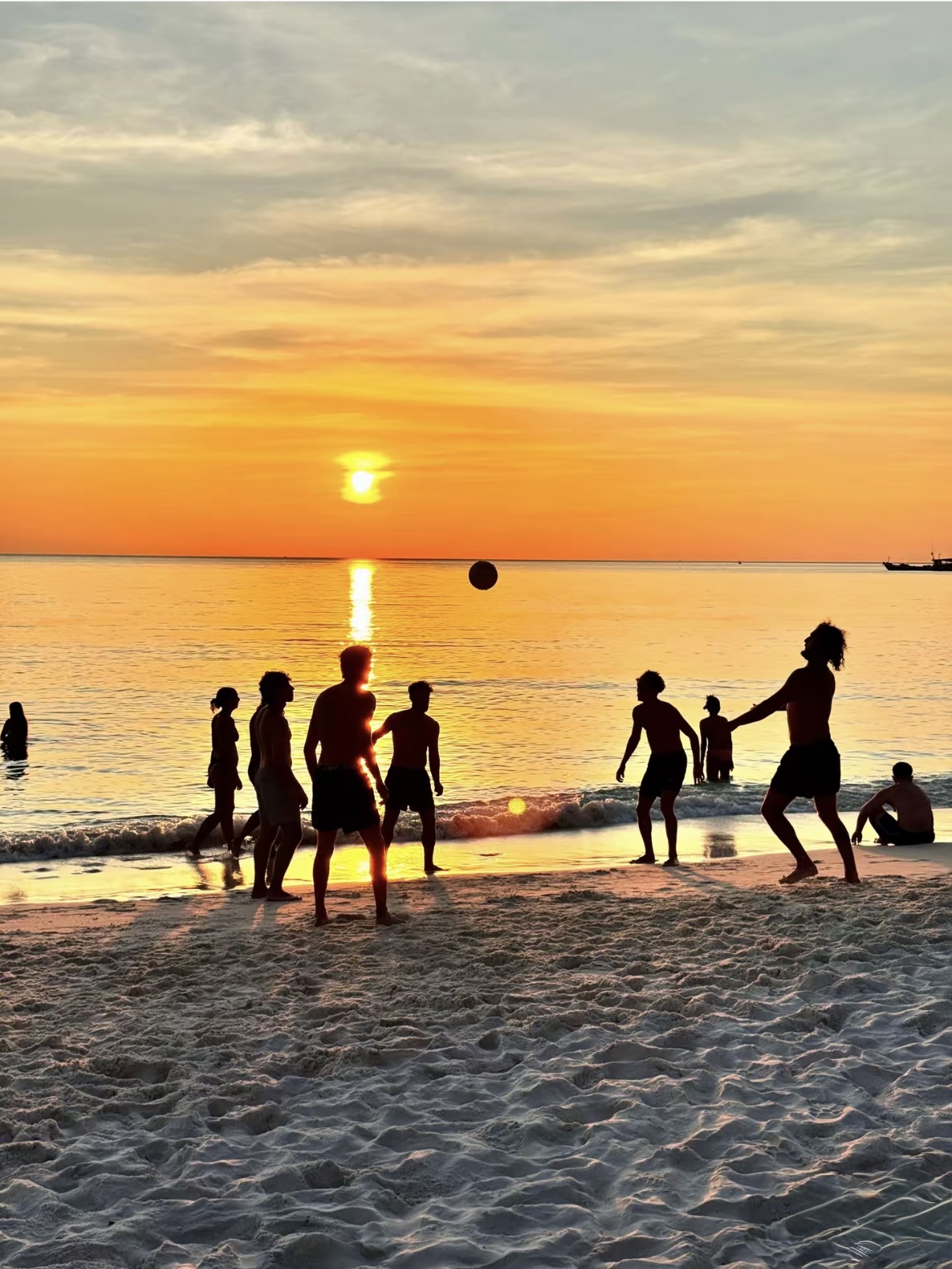 Volley Ball on White Sand